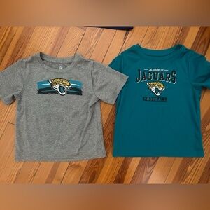 Jacksonville Jaguars Kids Short Sleeve Tees - Gray & Teal
